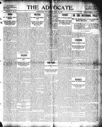 The Advocate, Apr 18, 1907