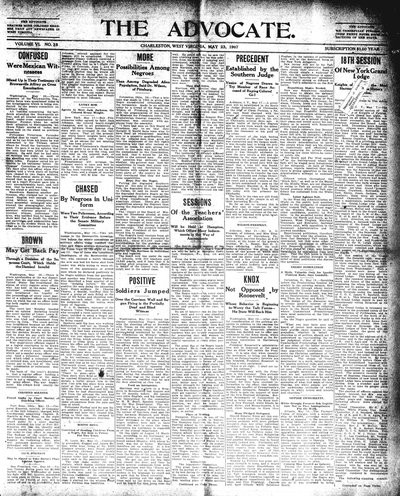 The Advocate, May 23, 1907
