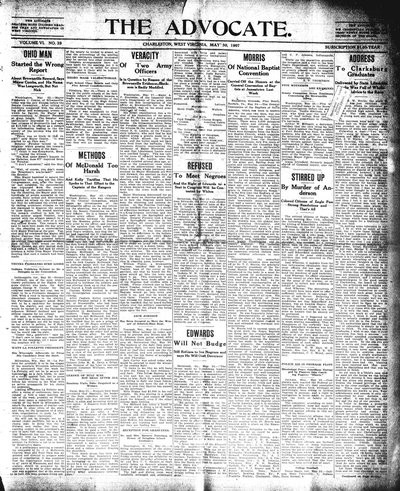 The Advocate, May 30, 1907