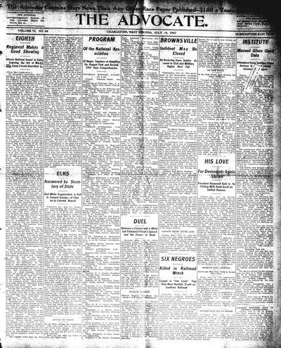 The Advocate, Jul 18, 1907