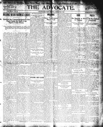 The Advocate, Aug 22, 1907