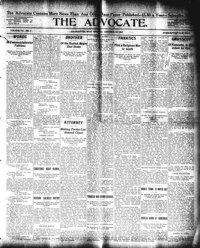 The Advocate, Oct 31, 1907