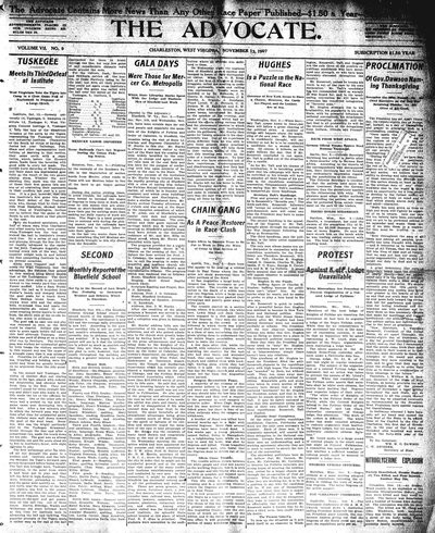 The Advocate, Nov 14, 1907