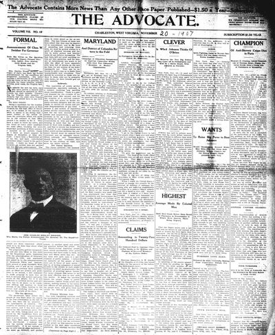 The Advocate, Nov 21, 1907