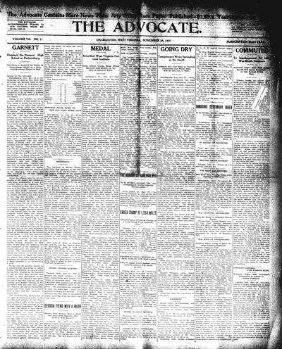 The Advocate, Nov 28, 1907