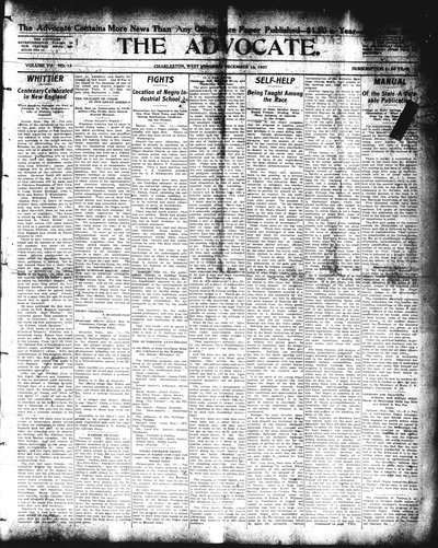 The Advocate, Dec 19, 1907