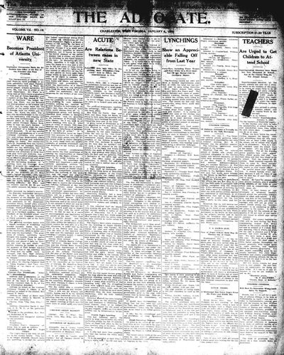 The Advocate, Jan 9, 1908