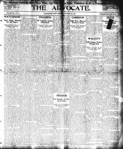 The Advocate, Jan 23, 1908