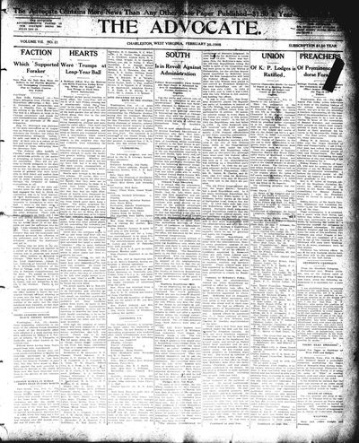 The Advocate, Feb 20, 1908