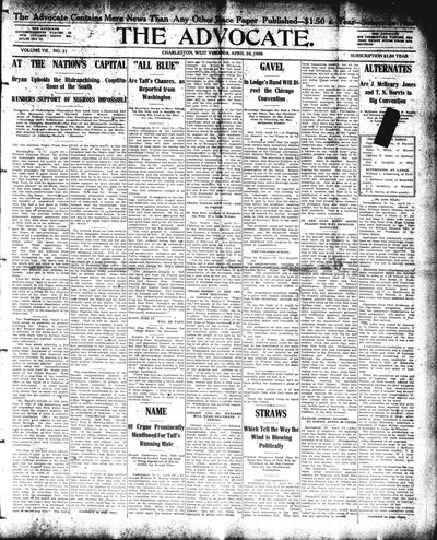 The Advocate, Apr 30, 1908
