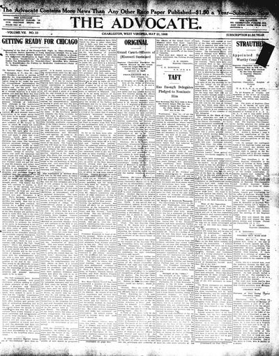 The Advocate, May 21, 1908