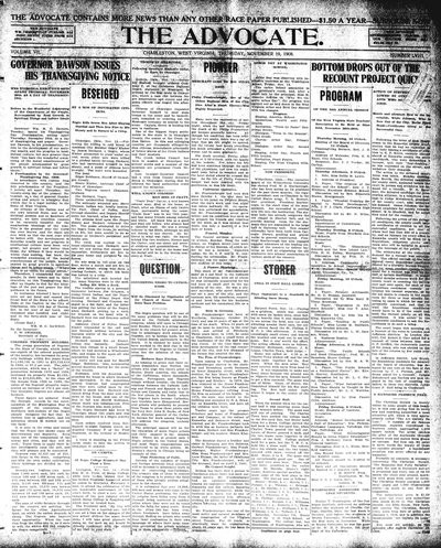 The Advocate, Nov 19, 1908