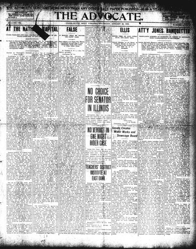 The Advocate, Jan 28, 1909