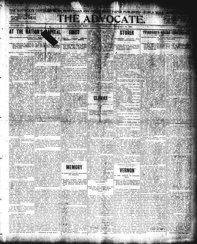 The Advocate, Feb 18, 1909