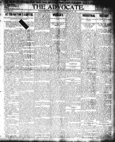The Advocate, Feb 25, 1909
