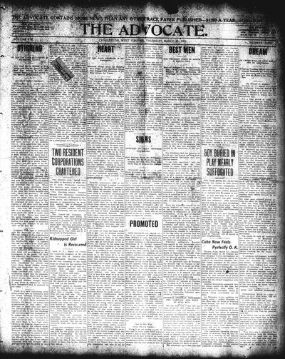 The Advocate, Mar 25, 1909