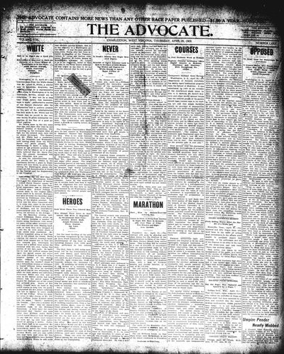 The Advocate, Apr 29, 1909