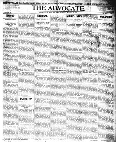 The Advocate, Aug 26, 1909