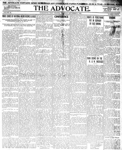The Advocate, Sep 9, 1909