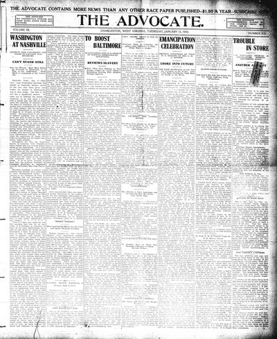The Advocate, Jan 13, 1910