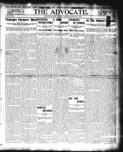 The Advocate, Jan 27, 1910