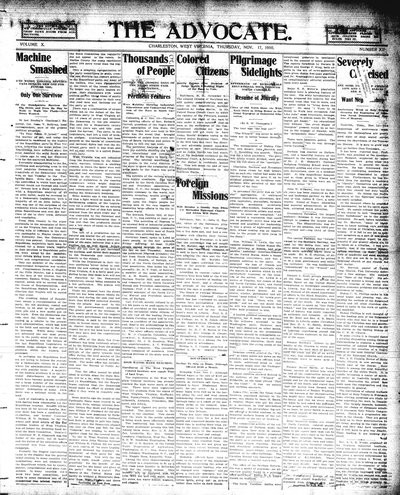 The Advocate, Nov 17, 1910