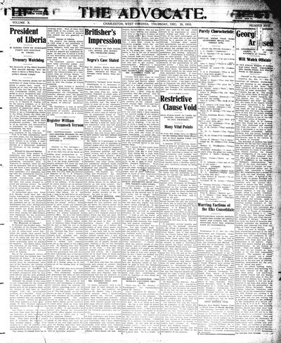 The Advocate, Dec 29, 1910