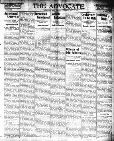 The Advocate, Jan 12, 1911