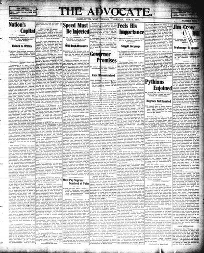 The Advocate, Feb 9, 1911