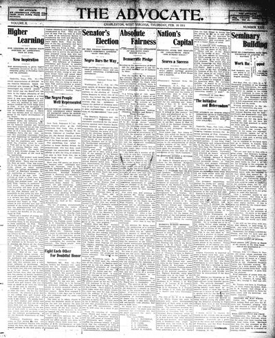 The Advocate, Feb 16, 1911