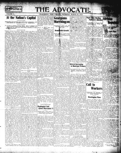 The Advocate, Mar 30, 1911