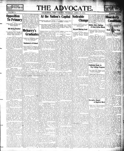 The Advocate, Apr 27, 1911