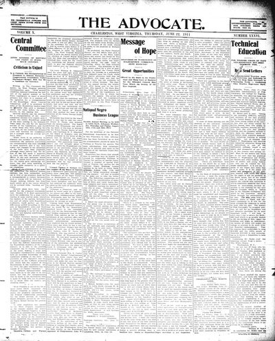 The Advocate, Jun 22, 1911