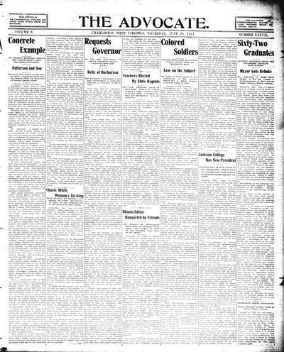 The Advocate, Jun 29, 1911