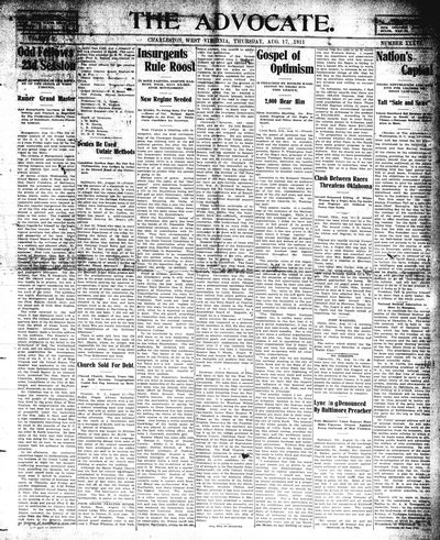 The Advocate, Aug 17, 1911