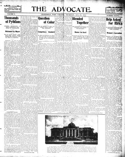 The Advocate, Aug 24, 1911