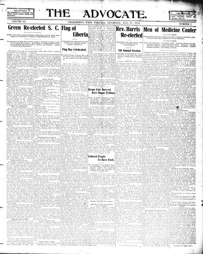 The Advocate, Aug 31, 1911