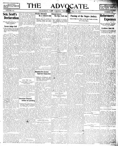 The Advocate, Sep 14, 1911