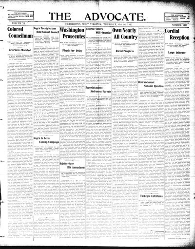 The Advocate, Oct 26, 1911