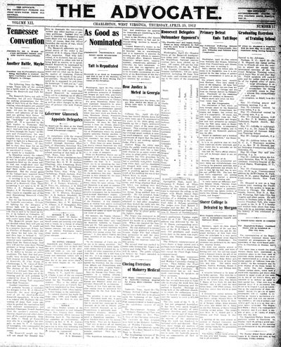 The Advocate, Apr 25, 1912