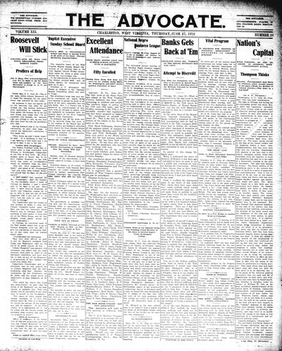 The Advocate, Jun 27, 1912