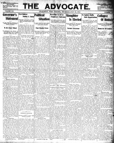 The Advocate, Jul 25, 1912