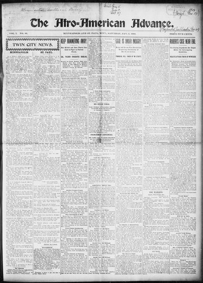 The Afro-American Advance