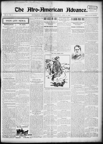 The Afro-American Advance, Apr 14, 1900