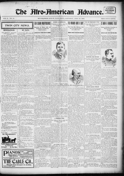 The Afro-American Advance, Apr 28, 1900