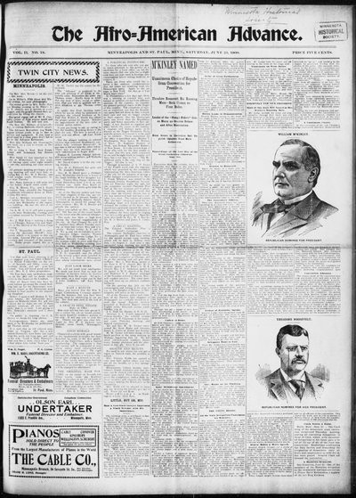 The Afro-American Advance, Jun 23, 1900