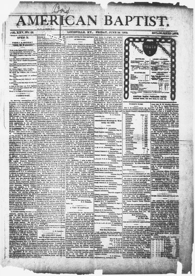 The American Baptist, Jun 26, 1903