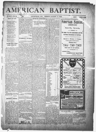 The American Baptist, Aug 14, 1903