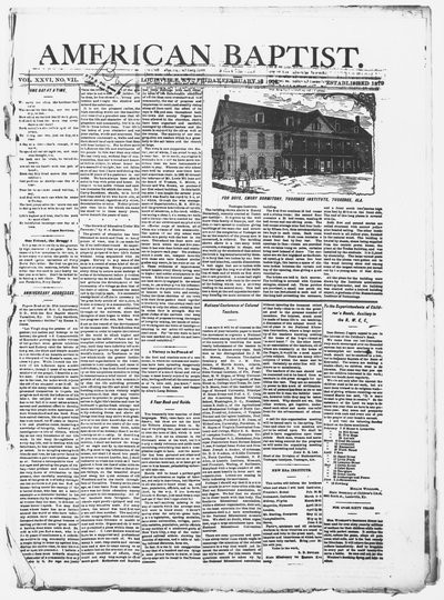 The American Baptist, Feb 12, 1904