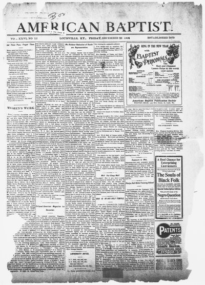 The American Baptist, Dec 23, 1904
